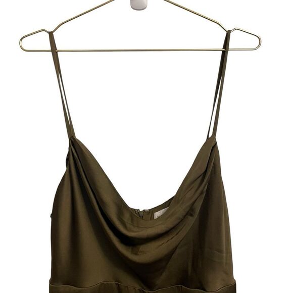 BHLDN Fame and Partners Thais Jumpsuit Green Size 18 NWT - Picture 7 of 10